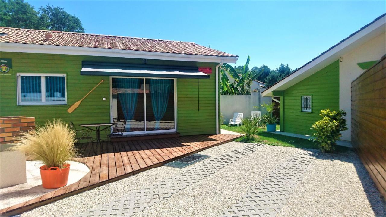 GÎTE LE PADDLE 2 pers 15 min océan 35 min Bordeaux jardin parking wifi Brach Exterior foto