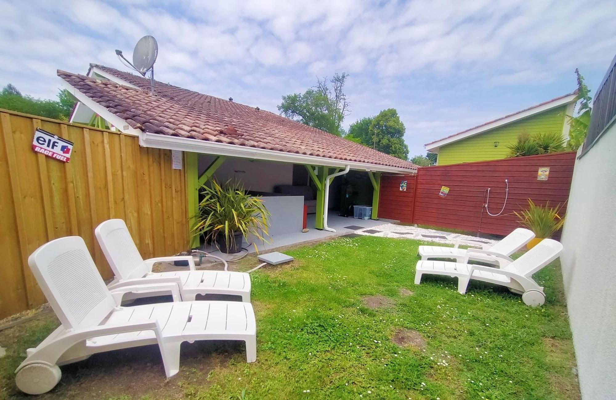 GÎTE LE PADDLE 2 pers 15 min océan 35 min Bordeaux jardin parking wifi Brach Exterior foto